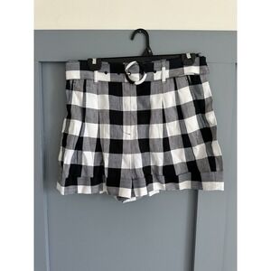 Kate Spade Outlet Shorts Gingham Plaid Size 6‎